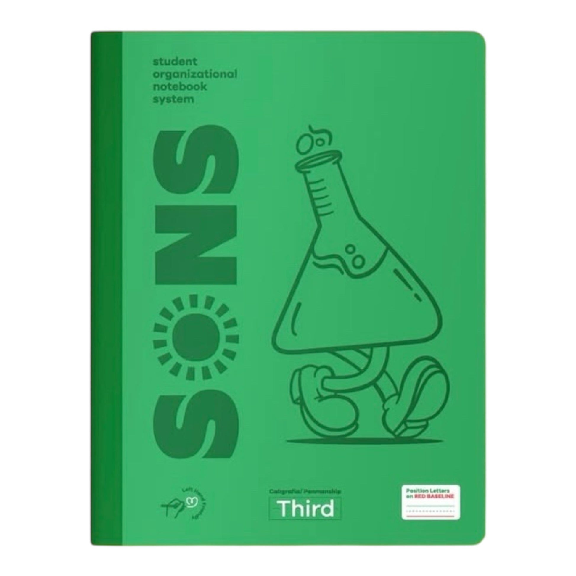 Notebook green sons_libreta linea third color verde