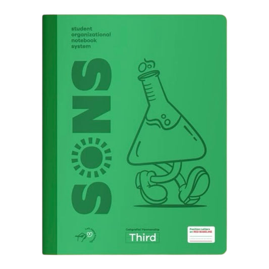 Notebook green sons_libreta linea third color verde