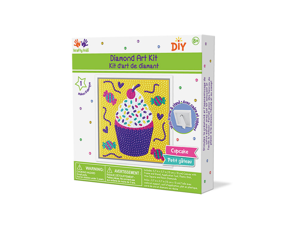 Diamond Art Cupcake