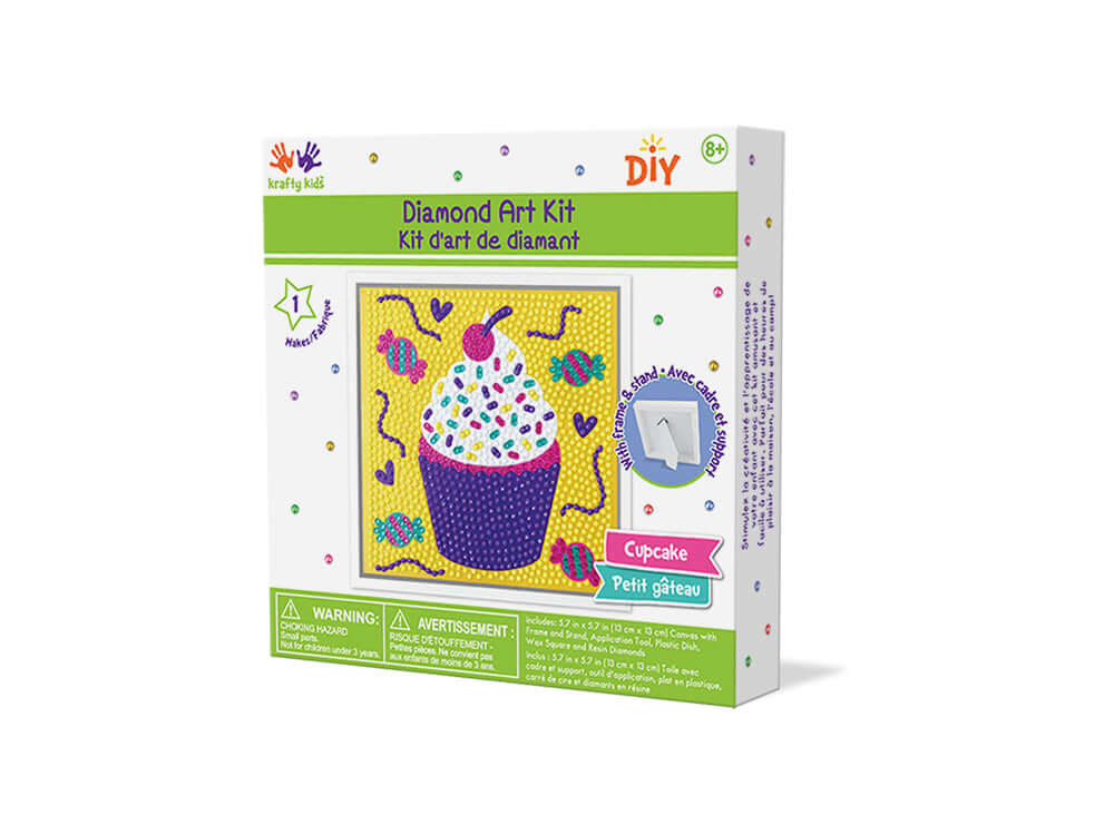 Diamond Art Cupcake