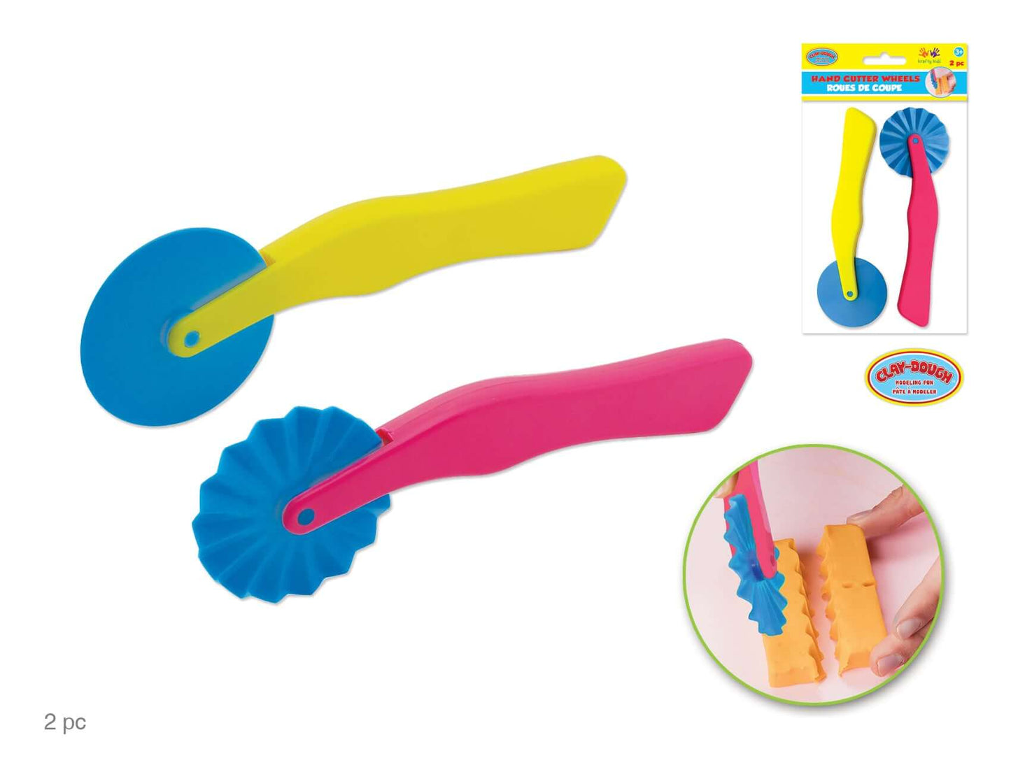 Clay-Dough Tools- Hand Cutter Wheels