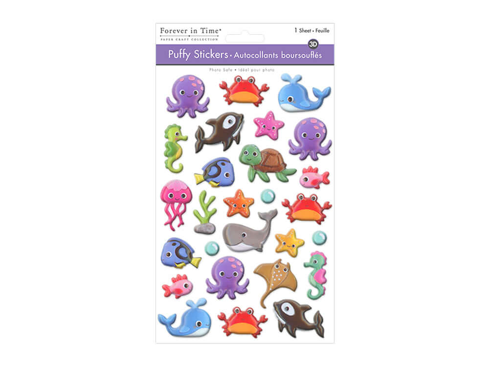 Puffy Stickers Sea Pals