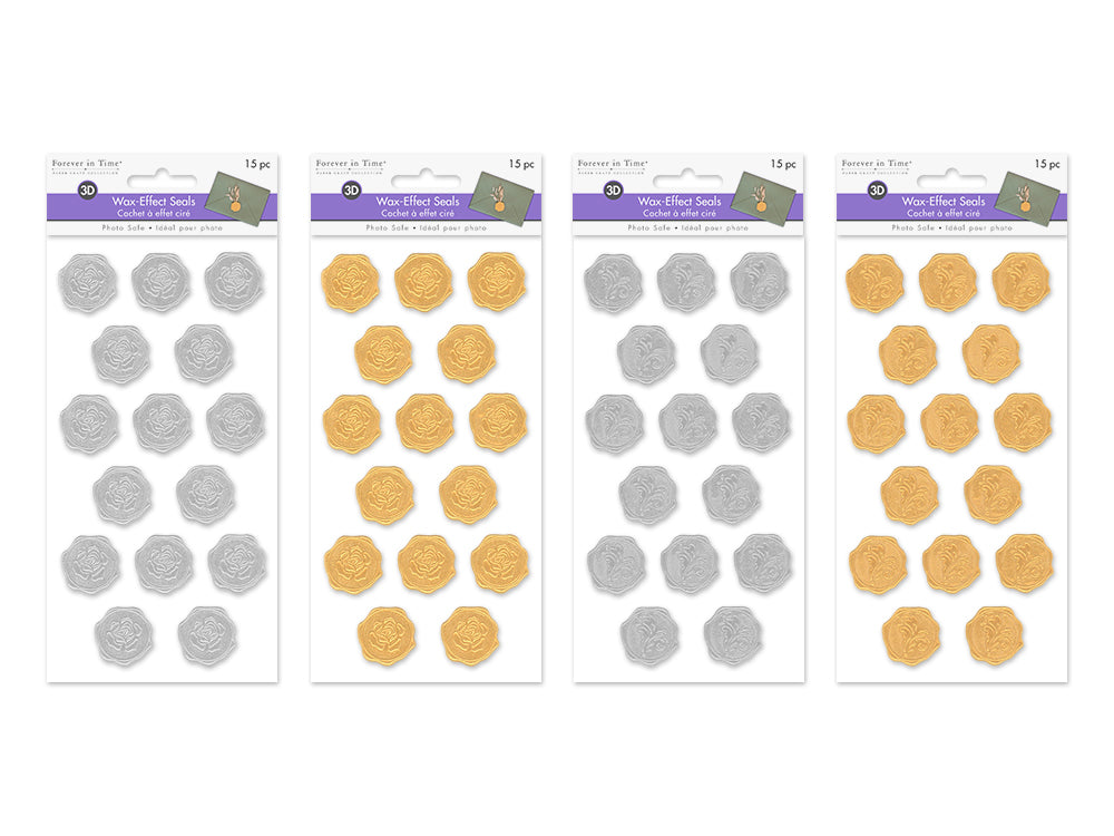 Stickers Wax-Effect Floral