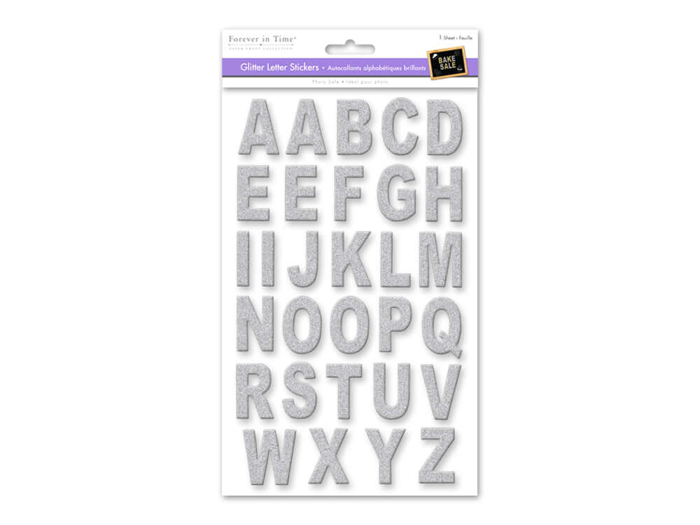 Foamy Stickers Alpha Silver