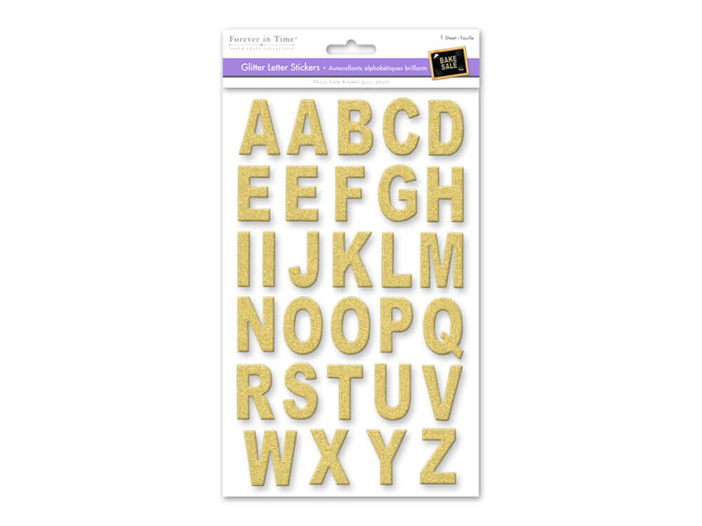 Foamy Stickers Alpha Gold