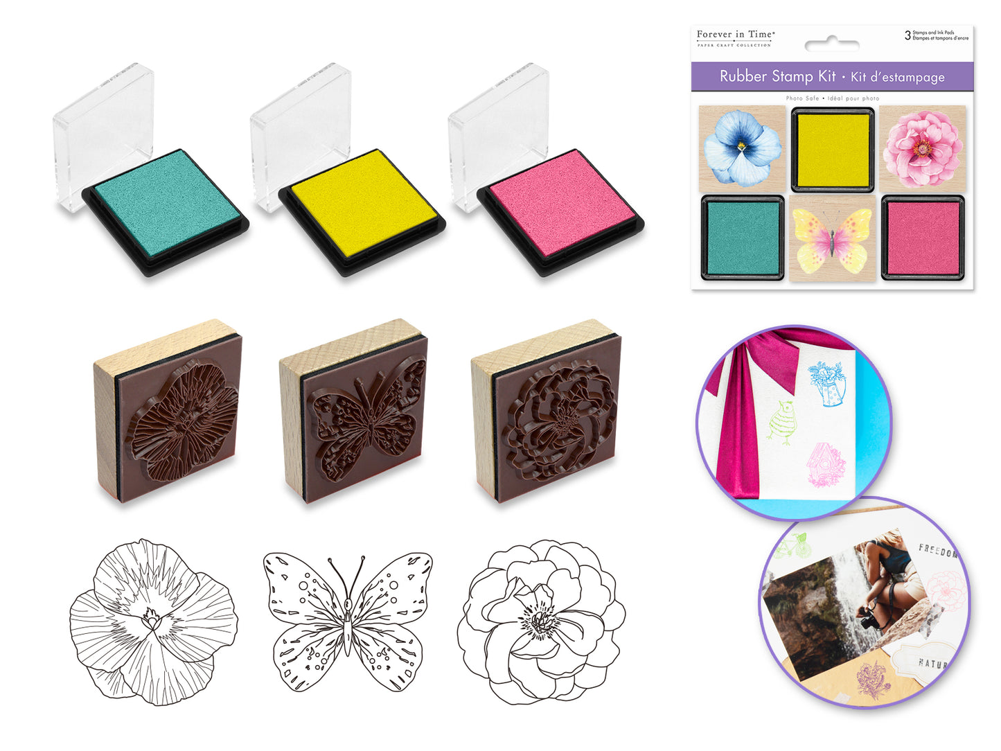 Rubber Stamps Kit