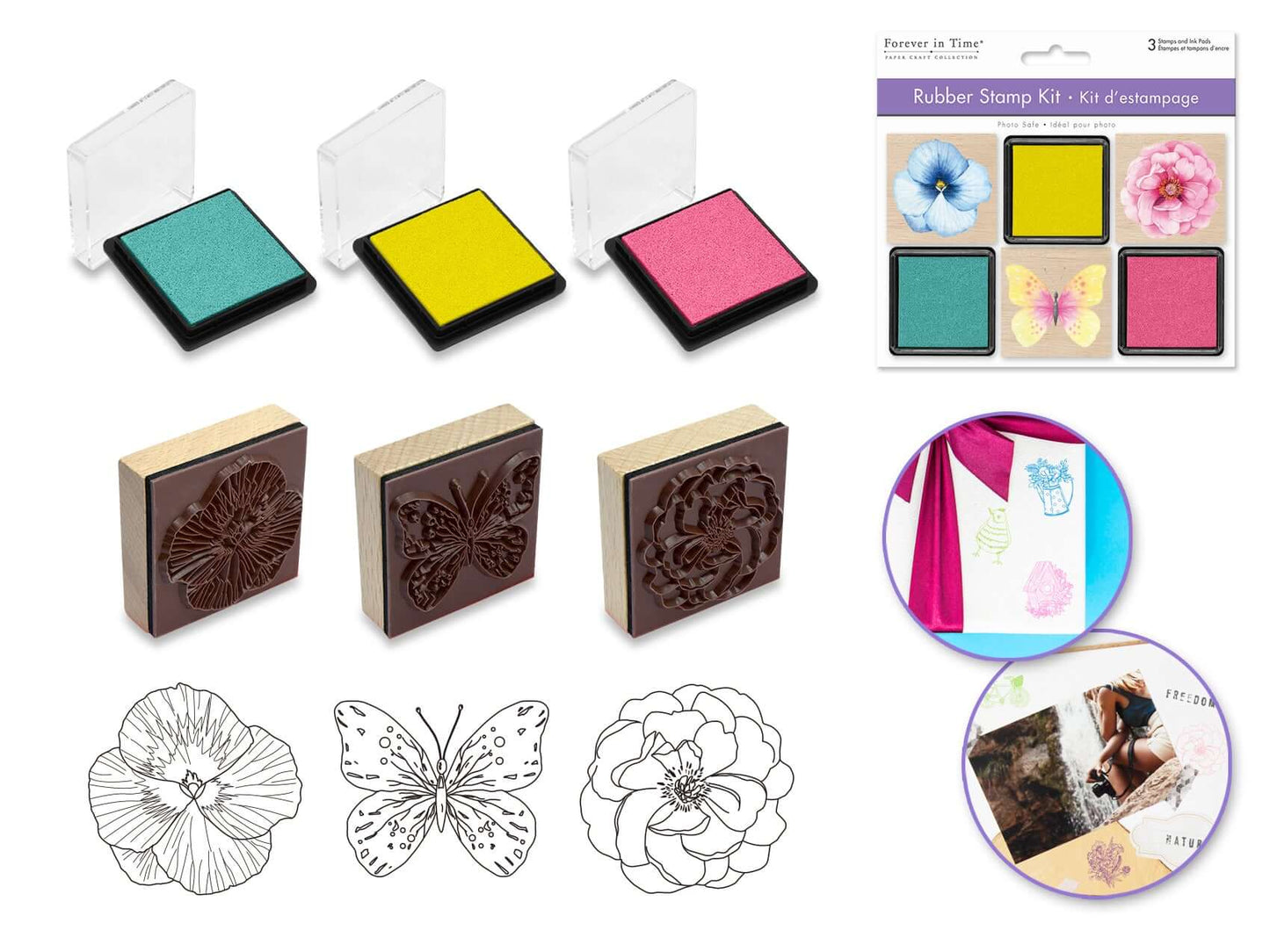 Rubber Stamps Kit