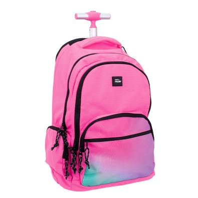 Rolling Backpack Sunset Pink
