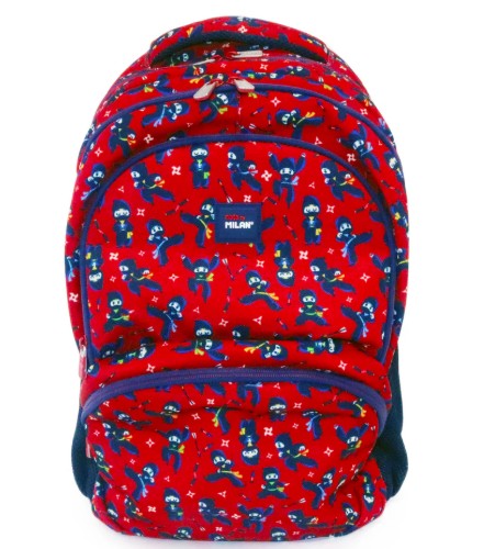 Mochila Milan Ninja Rojo