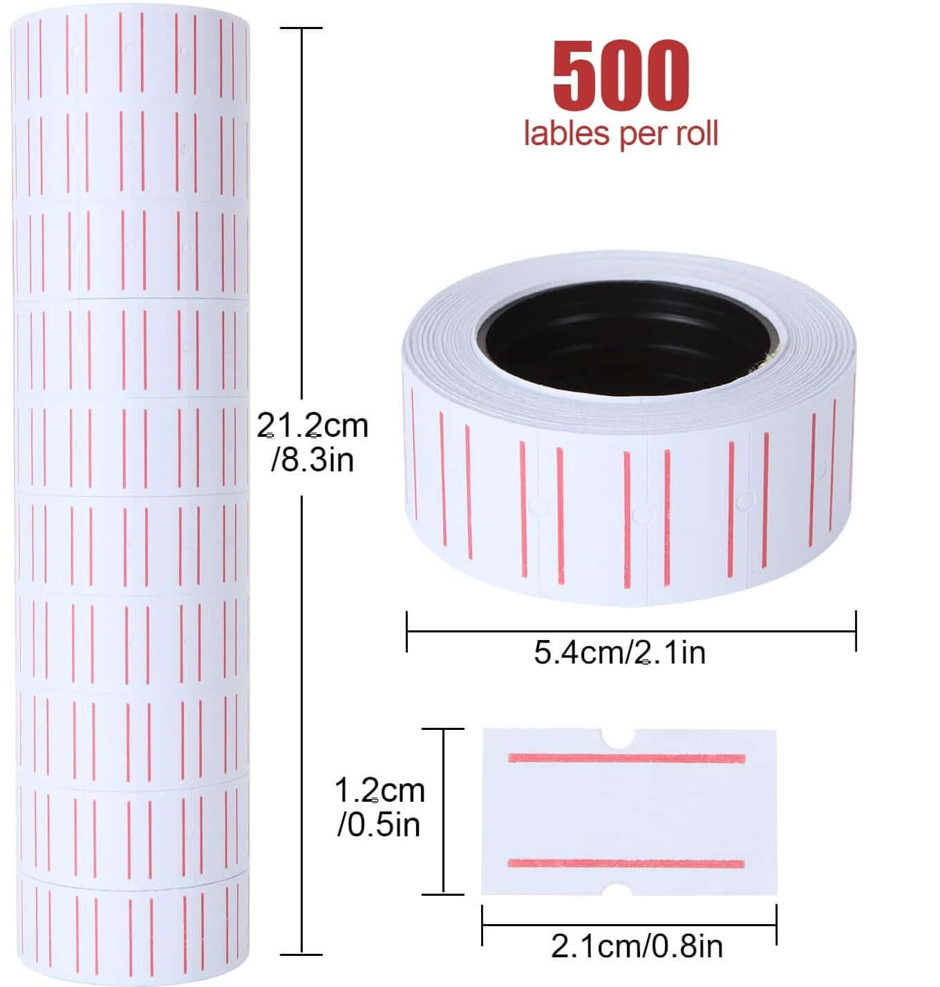 Rollo marca precio Barrilito