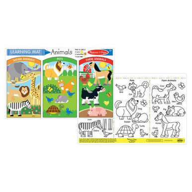 Learning Mat Animals