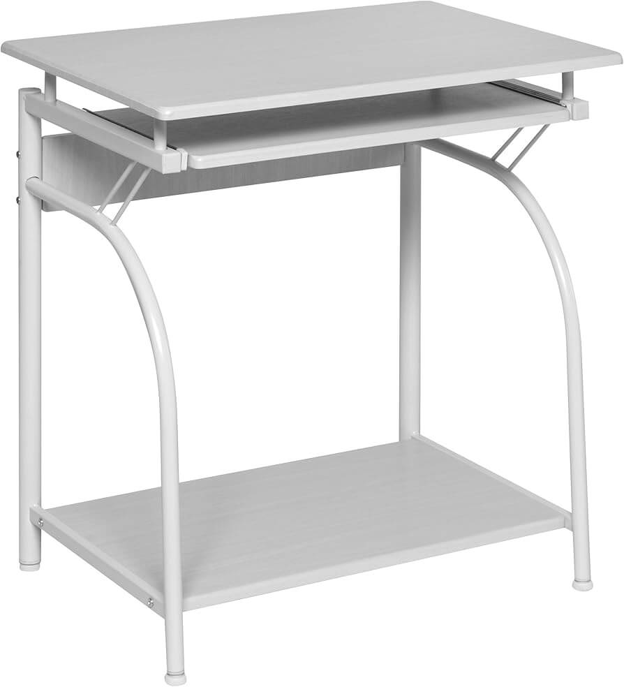 Desk w/Tray White Oak