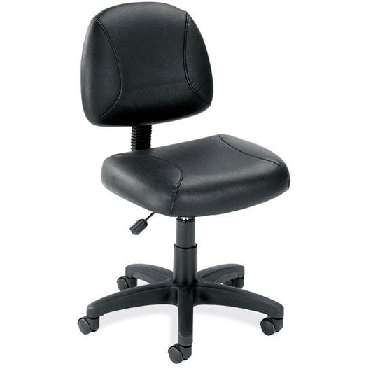 Task Chair Leather Armless