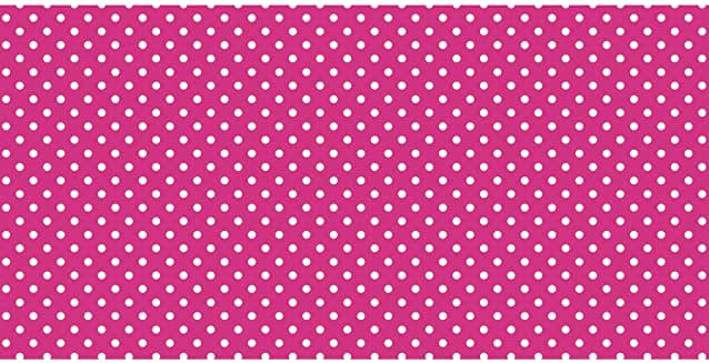 Fadeless Paper Dots Pink/White 48" x 12' (roll)