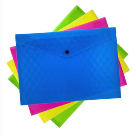 Envelope Plastic Letter Size w/Button