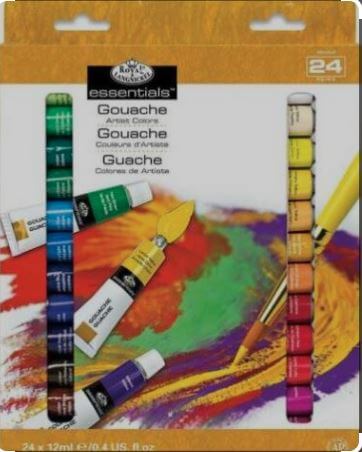 Paint Gouache set 24