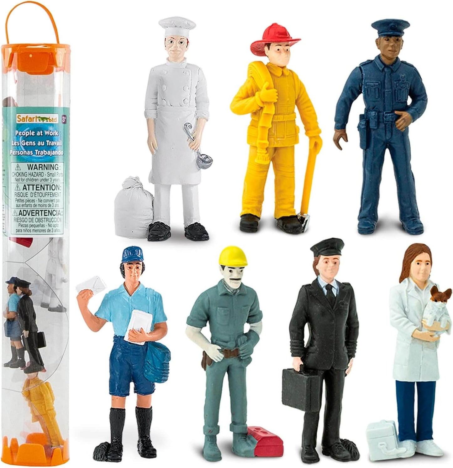 Figurines People at Work Tube