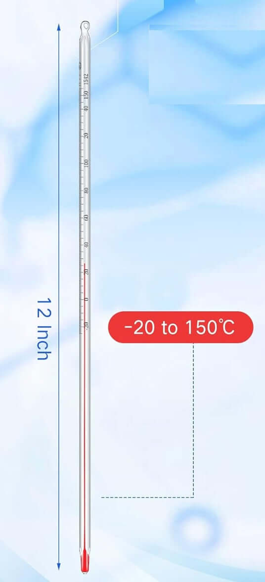 Laboratory Glass Thermometer 12" - Celsius