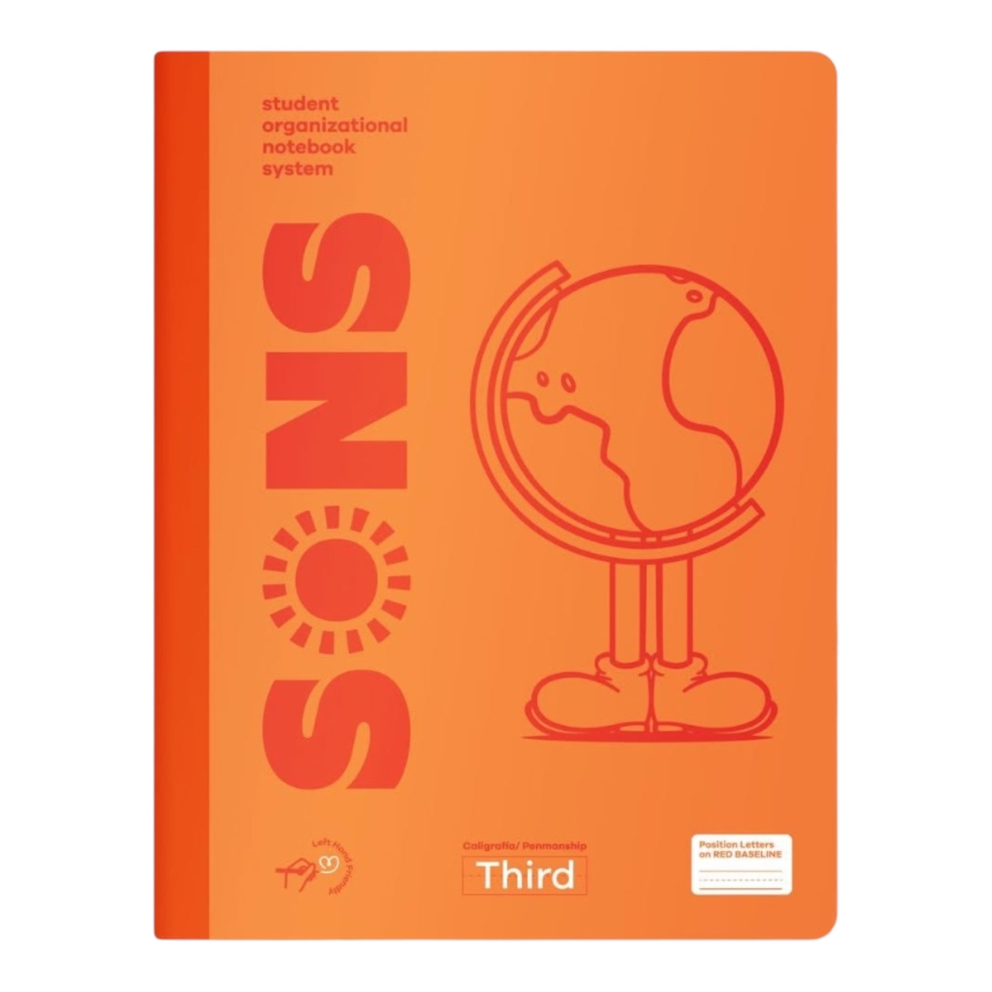 Libreta linea third color anaranjada