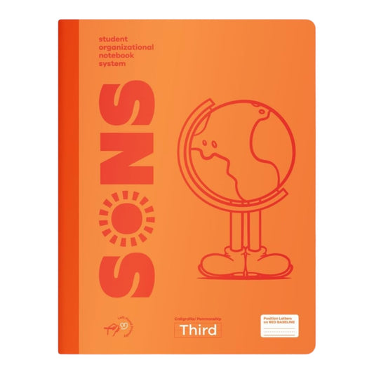 Libreta linea third color anaranjada