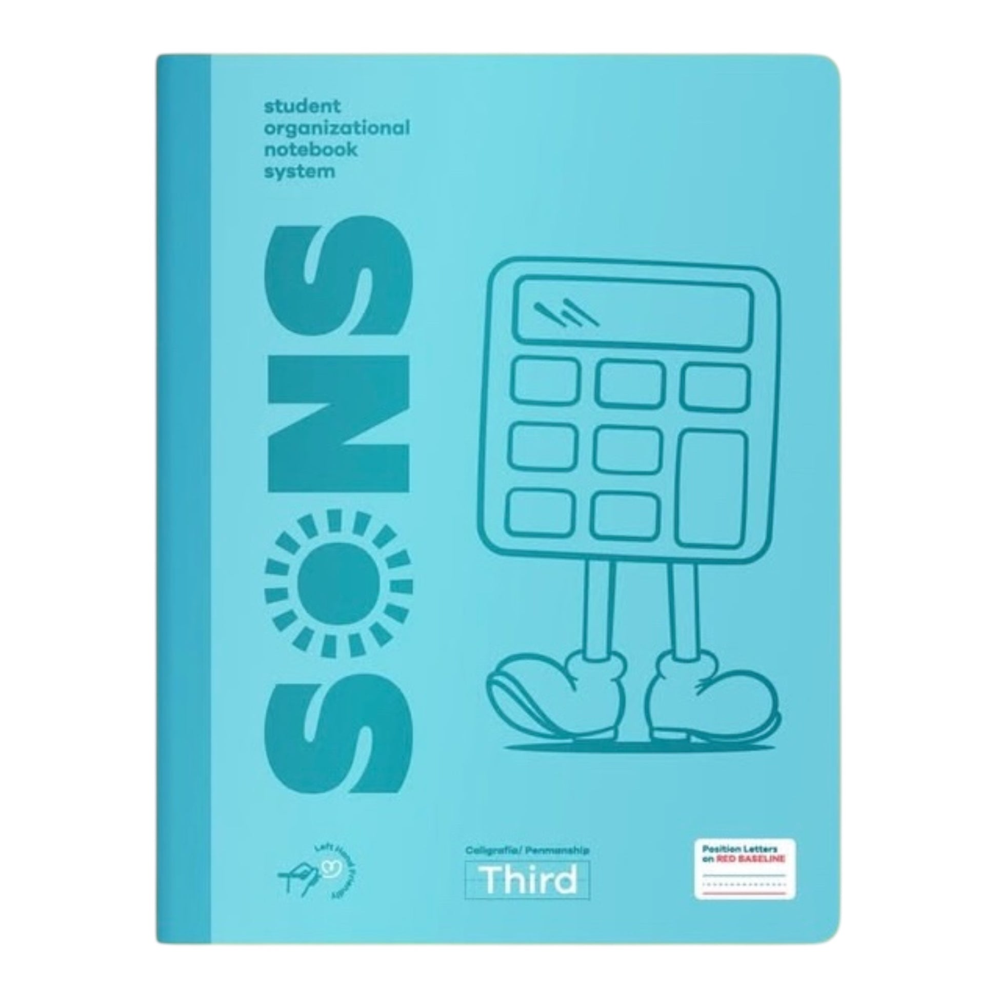 Libreta de escritura third azul Sons- nivel 3