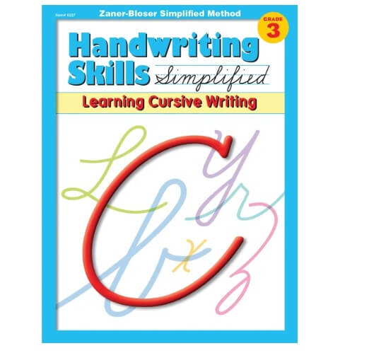 Handwriting Skills Simplified: Learning Cursive Writing Gr. 3