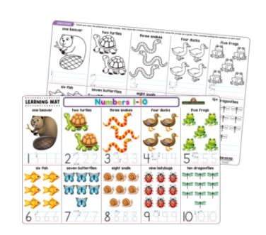 Placemat Numbers 1-10