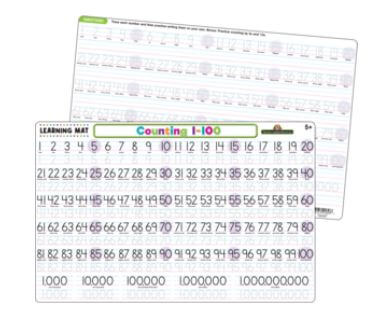 Placemat Numbers 1-100