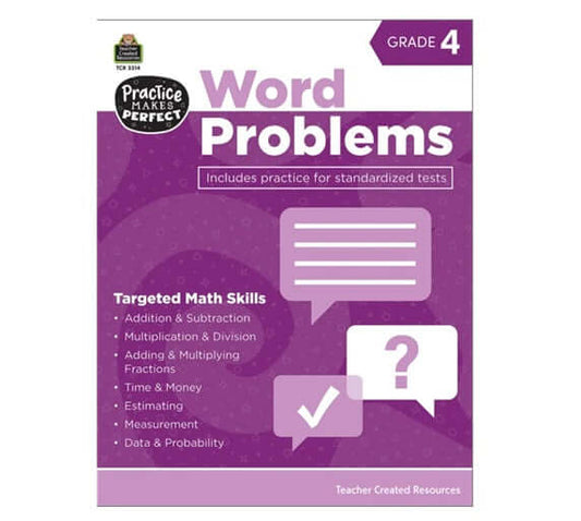 Practice Makes Perfect: Word Problems Grade 4