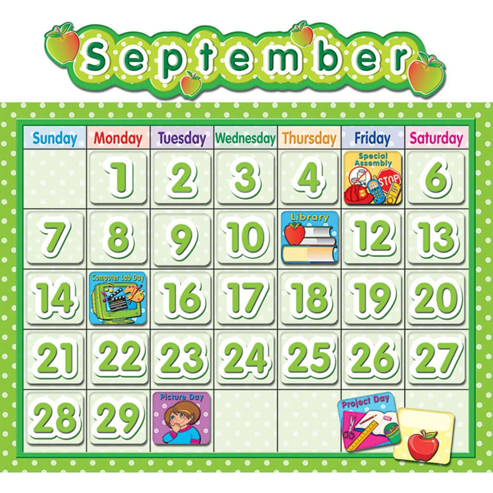BBS Calendar Polka Dot