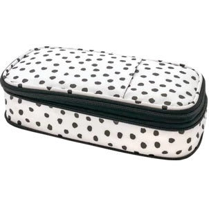Pencil Case Black Dots