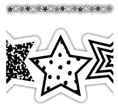 Border B/W Stars
