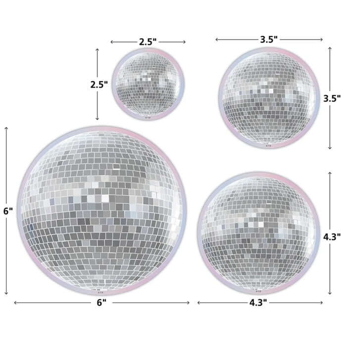 Disco Balls Accents - Assorted Sizes