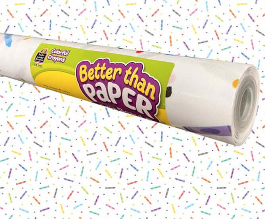 Colorful Crayons Better Than Paper Bulletin Board Roll