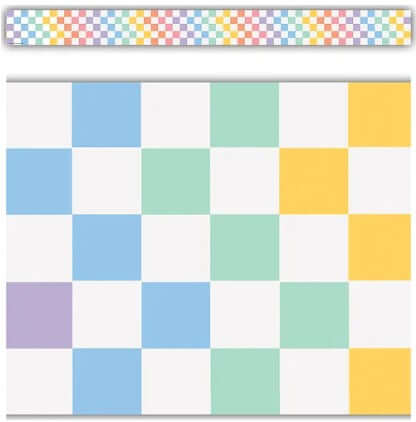 Border Checkers Straight Border Trim