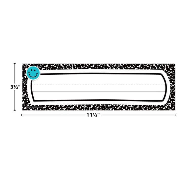 Composition Flat Name Plates