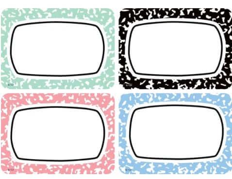 Name Tags Cool School