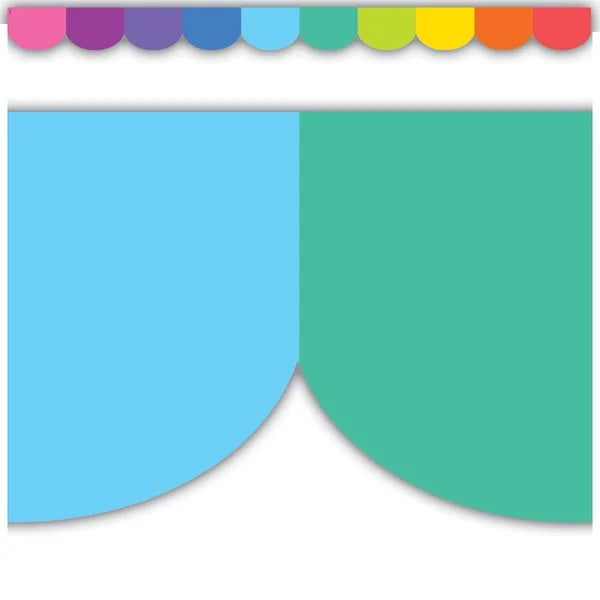 Border Colorful Scalloped