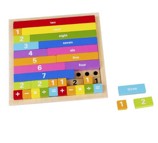 Puzzle Mathematics Wood