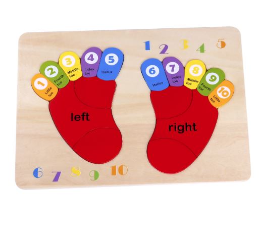 Puzzle Foot Left & Right - For Toddlers