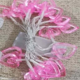 10 LED Heart String Lights