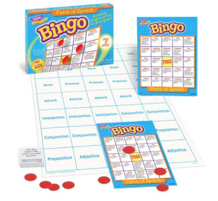 Bingo Parts of Speech