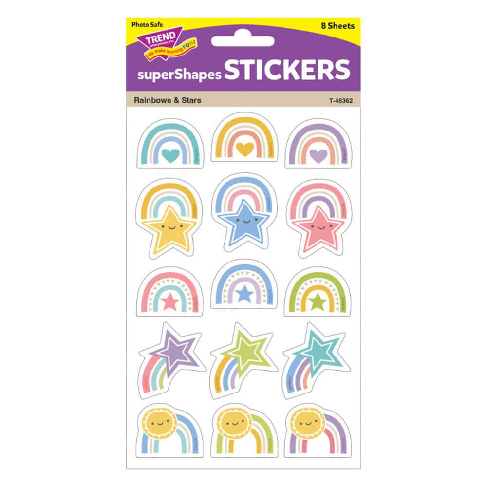 Stickers Rainbows & Stars