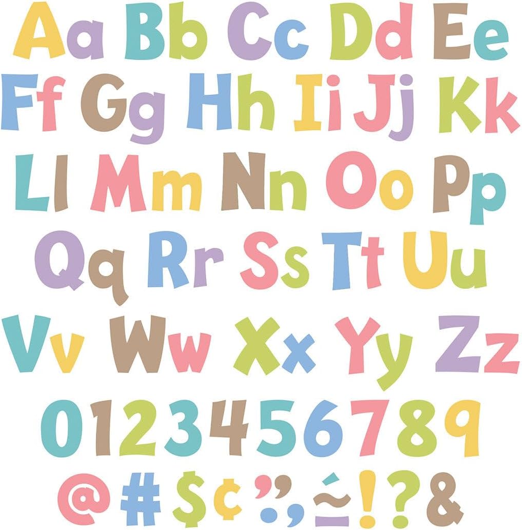 Letters 4" Uppercase/Lowercase