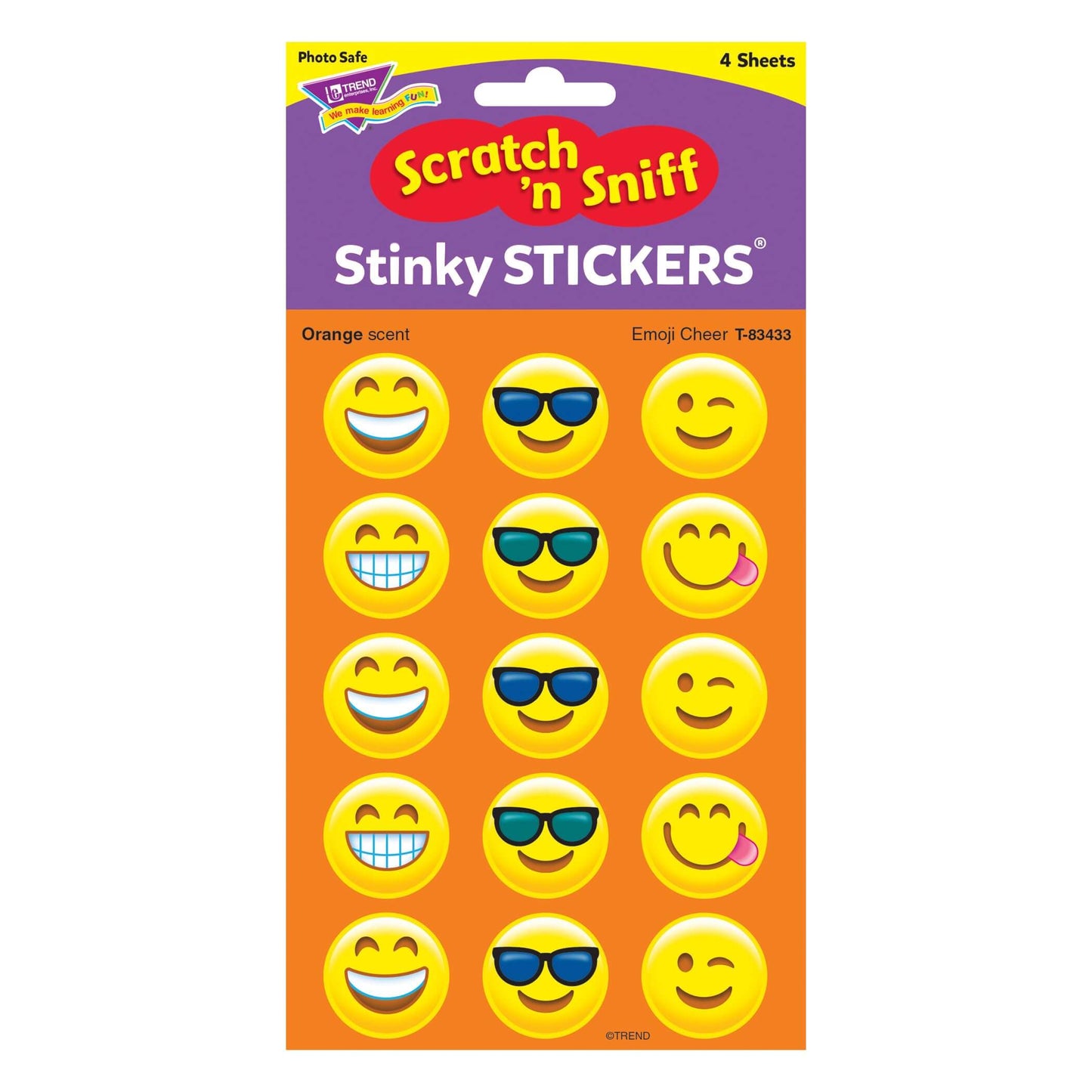 Stickers Emoji Orange Scent