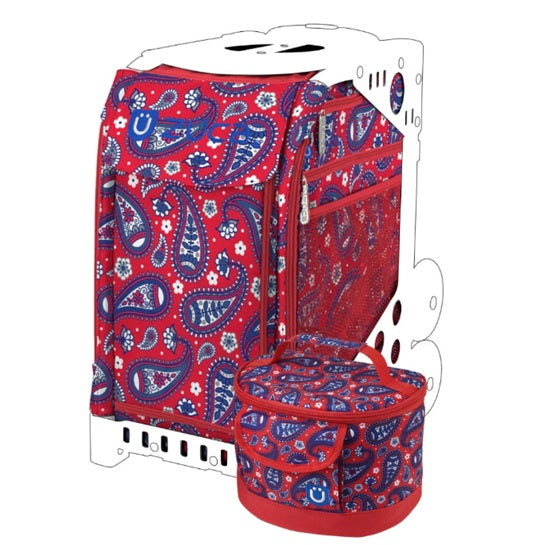 Insert + Lunchbox Paisley in Red