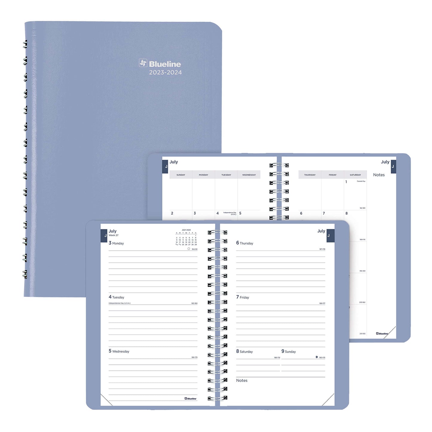 Academic Weekly Planner - Blue Cloud