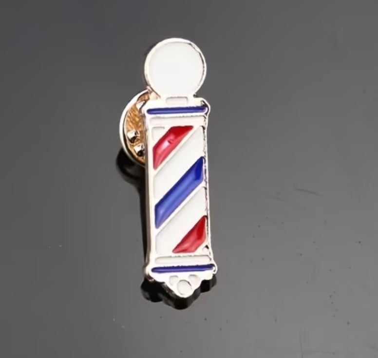 Barber Logo Pin