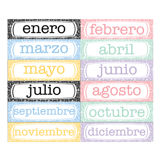 Franjas de Los Meses del año