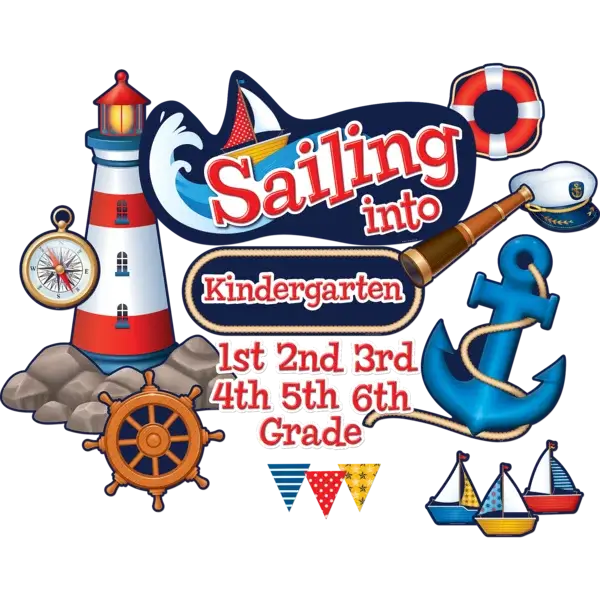 Sailing Into...Bulletin Board Display Set